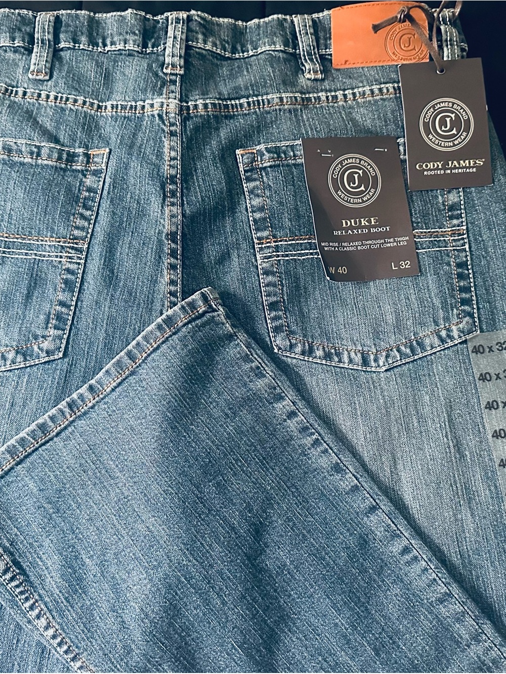 Cody James Duke Relaxed Boot Cut Jeans - Blue